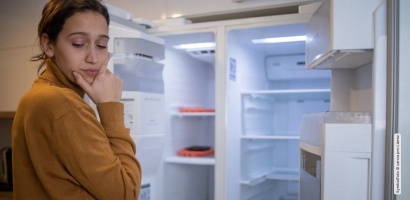 Lagerung von Lebensmitteln im Kühlschrank