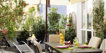 Terrasse gestalten mit wenig Geld